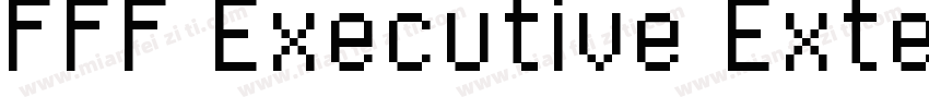 FFF Executive Extend字体转换